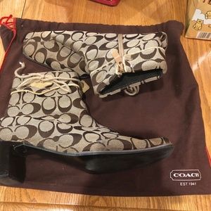 Coach Size 10 ladies Booties
